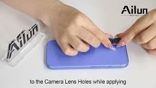 [Ailun] How to install camera lens protector on iPhone 16 /16 Plus