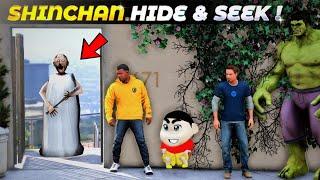 Shinchan Playing Hide And Seek With Granny & Avenger's Franklin  Full Sad