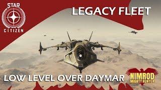 Low level flying over Daymar with Legacy Fleet