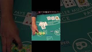 MASSIVE DOUBLE DOWN HAND ON BLACKJACK IN LAS VEGAS!  #allcasinoaction #casino #blackjack