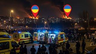 Deadly Attack! Russian Ballistic Missiles Strike Ukraine from Multiple Directions