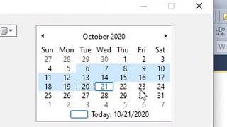 Using DateTimePicker, MonthCalendar and Timer in VB.Net