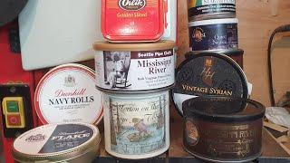 Small batch of pipe tobacco tins available