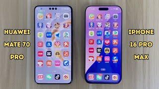 Huawei Mate 70 Pro vs iPhone 16 Pro Max | SPEED COMPARISON