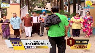 Ep 1972 - Popatlal & Miss Tring Tring! | Taarak Mehta Ka Ooltah Chashmah | Full Episode | तारक मेहता