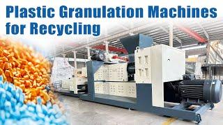 Plastic Pelletizing Machine - Efficient Plastic Recycling & Granulating Process#plastic #recycle