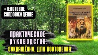 17. Практическое руководство. Сокращённо, для повторения. Концентрат ключей Пробуждения. Аудиокнига