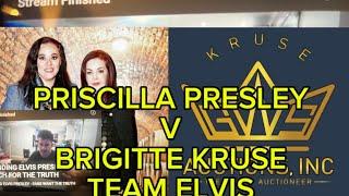 PRISCILLA PRESLEY V BRIGITTE KRUSE TEAM ELVIS - FANS SEARCH FOR THE TRUTH