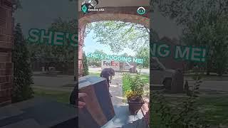 Dog Hugs Delivery Man || ViralHog