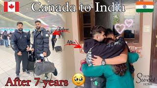 Surprise Visit to India  After 7 Years In Canada 