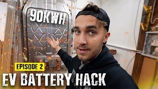 Hacking a Scrapped £90,000 EV Battery to get FREE Electricity - DIY Vehicle to Grid - Part 2