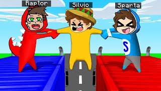 ¡NO ME SUELTEN PORFAVOR!  ¿QUIEN es el MEJOR YOUTUBER?  GANG BEAST con RAPTOR, SPARTA y DANY