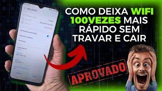 REVELADO O SEGREDO QUE FAZ QUALQUER WIFI NO CELULAR 100X MAIS RÁPIDO EM 2024 USANDO SUPER DNS