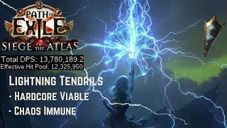 Path Of Exile 3.19 - Lightning Tendrils build - Lake of Kalandra - PoE 3.19