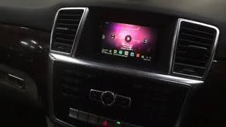 Global Byte Benz ML250 Front & Rear Camera and Mirror Link in OE System.