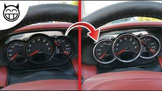  Cadrans chromés de compteur Boxster 986 et Porsche 996 - Tuto