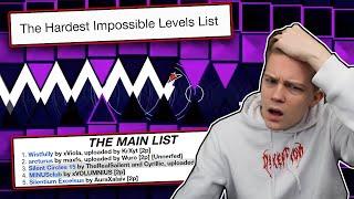 THE HARDEST IMPOSSIBLE LEVELS LIST...?