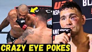 Chris Weidman Throwing Eye Pokes at Bruno Silva (Footage)