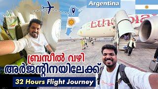 EP #1 - Welcome to Argentina  Kochi to Argentina 32 Hours Flight Journey | Ethiopian Airlines