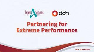 Aspen Systems and DDN – Partnering for Extreme Performance