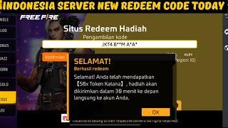 Indonesia server new redeem code today || ff indonesia server new event today