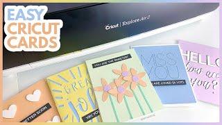 CRICUT FOR CARDMAKING: 5 Easy Beginner Tutorials