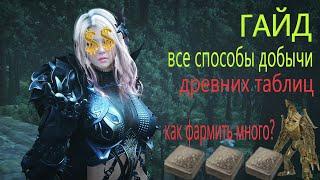 КАК ПОЛУЧИТЬ МНОГО ПЛИТ / ДРЕВНИЕ ПЛИТЫ ВСЕ СПОСОБЫ ФАРМА / Black Desert Mobile