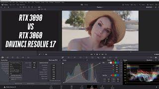 RTX 3090 vs RTX 3060 in Davinci Resolve 17