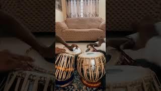 Vishwadhara School of Music | Tabla Lesson Practice Session | Ustad Zakir Hussain Chakradar #shorts