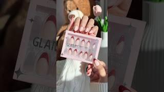 Glamnetic cute autumn press on nails  #shorts #shortsvideo #nails