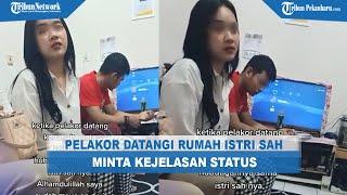 Wanita Diduga Pelakor Datangi Rumah Istri Sah, Meminta Kejelasan Status