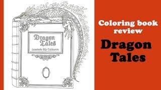 'Dragon Tales'  Coloring book review and flip through