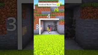 Секретная база в Minecraft #майнкрафт