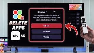 tvOS 18: How to Uninstall Apps on Apple TV 4K! [Delete]