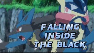 [POKEMON AMV] Ash’s Greninja and Lucario Meet | Falling Inside The Black - Skillet