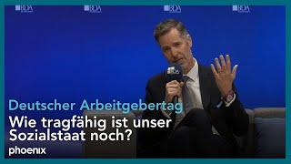 Deutscher Arbeitgebertag: Panel "Wie tragfähig ist unser Sozialstaat noch?“ | 21.10.24