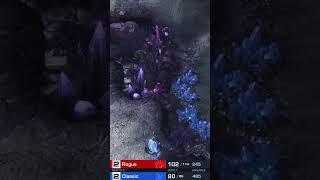 Classic Dark Templar blink attack against Rogue in StarCraft 2