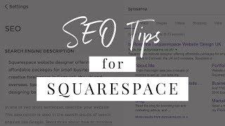 SEO FOR SQUARESPACE (Optimise Your Squarespace Website) | byRosanna Design