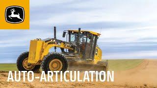 Auto-Articulation Operation on Motor Graders | John Deere Construction