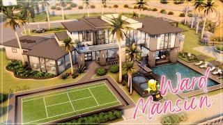 Современный особняк⭐│Строительство│Modern Mansion│SpeedBuild│NO CC [The Sims 4]