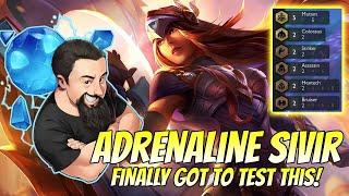 Adrenaline Sivir - Finally got to test this! | TFT Neon Nights | Teamfight Tactics