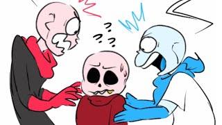 Ask Blueberry Sans And Edge The Movie【 Undertale Comic Dub Compilation 】