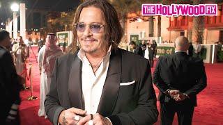 Johnny Depp Speaks On How Lucky & Proud He Is To Show His New Movie At The Red Sea Film Festival