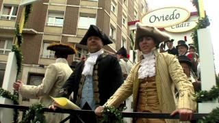 The day of Americas Parade in Oviedo, Asturias (España - Spain) - Where is Asturias