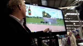 Симулятор по выездке Horse Talk TV   Dressage Simulator at Equitana Asia Pacific 2008