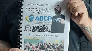 A apostila para o Concurso de Professores de Educação Básica I de Taboão da Serra