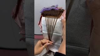 Bleach Highlight Application Matters! - Best way to foil highlights #foilhighlights