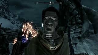 The Elder Scrolls V: Skyrim. Когда искал квест в горах.