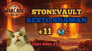 +11 Stonevault - Resto Shaman Totemic | Warwithin Season 1 Week one