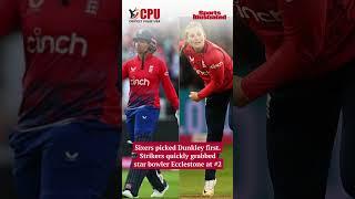 WBBL Draft Shocker: Dunkley Goes No. 1, Ecclestone Heads to Strikers